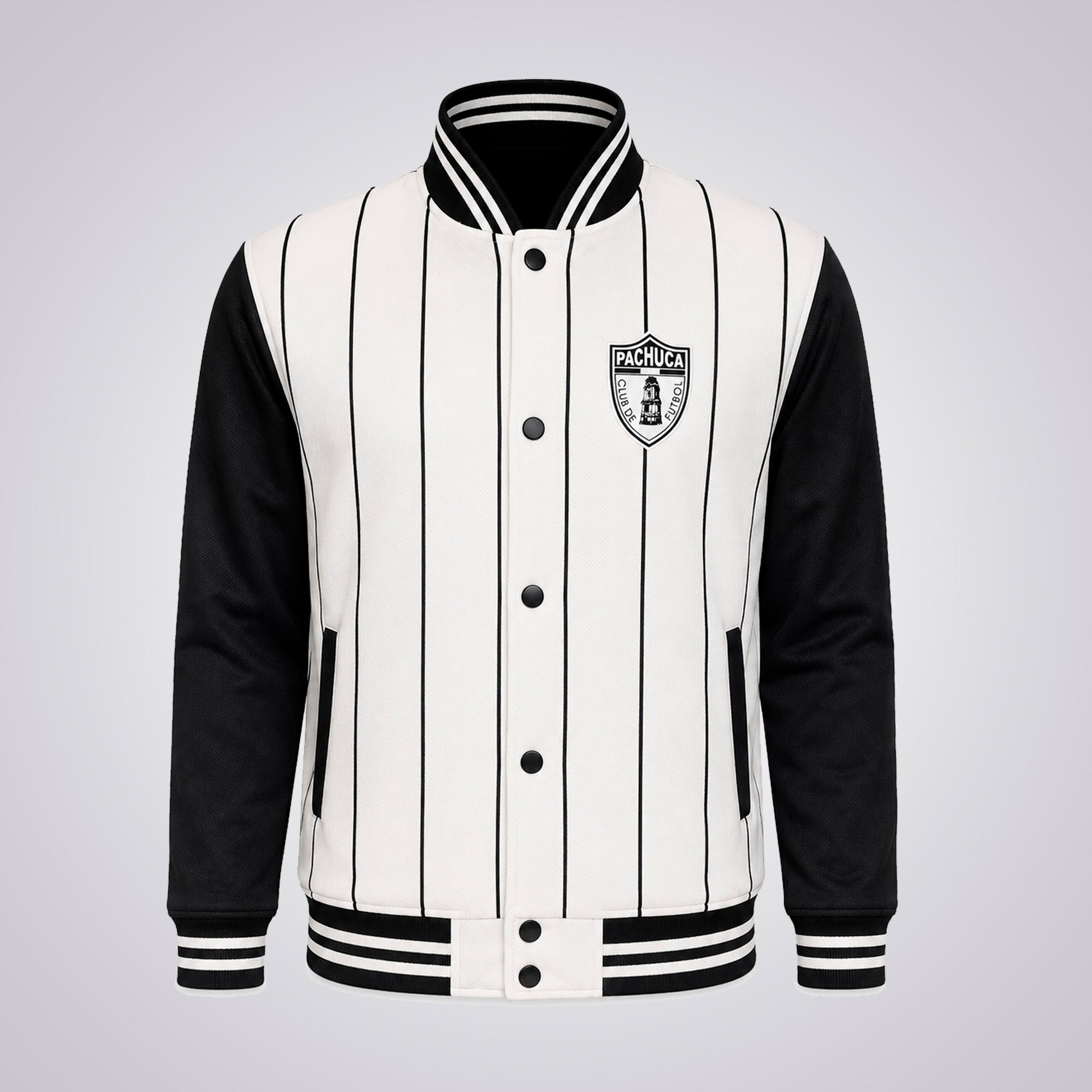 Chamarra Varsity W/B Pachuca