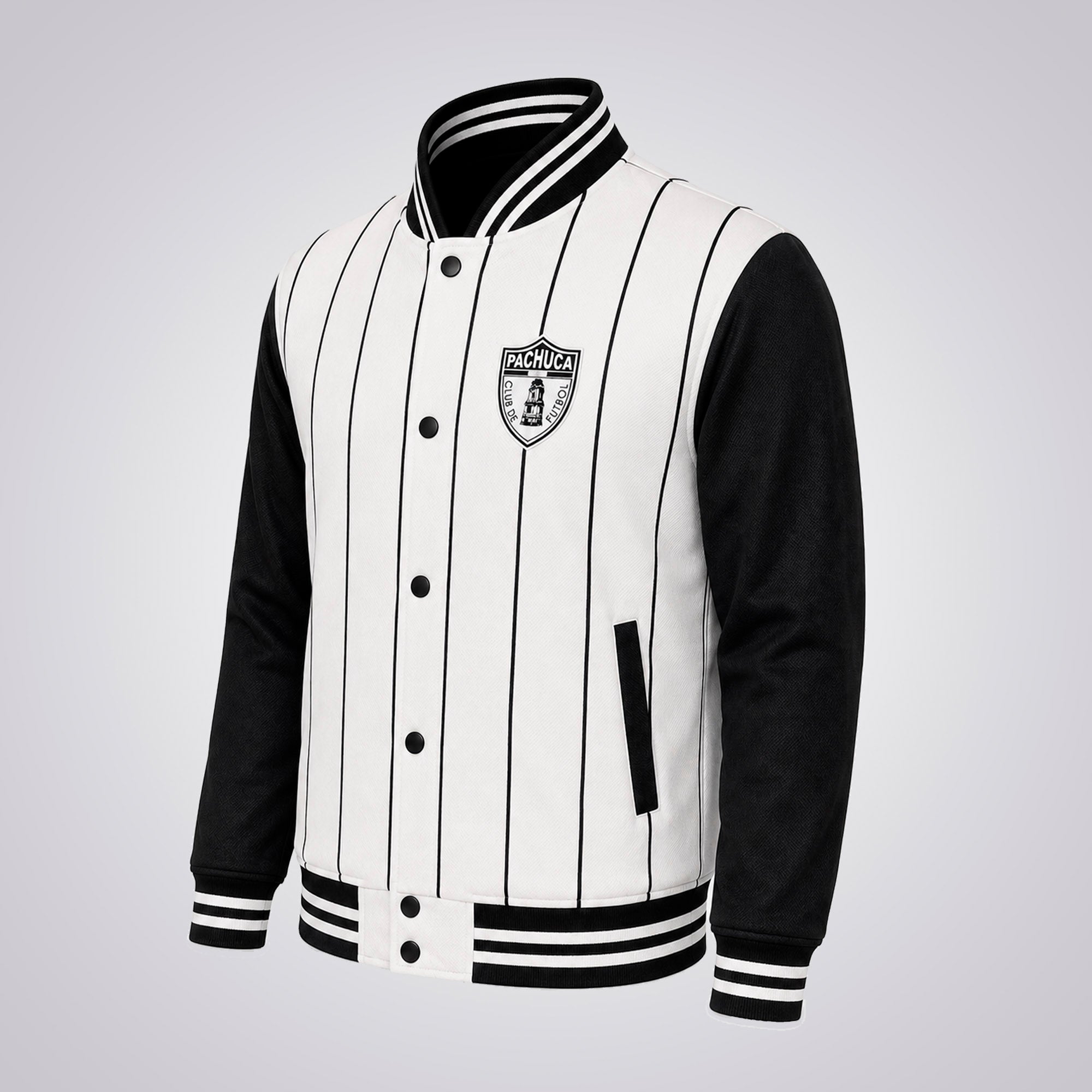 Chamarra Varsity W/B Pachuca