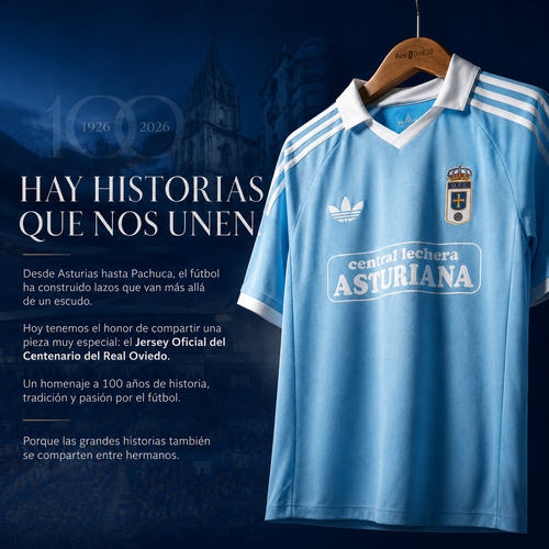 Camiseta Centenario Real Oviedo