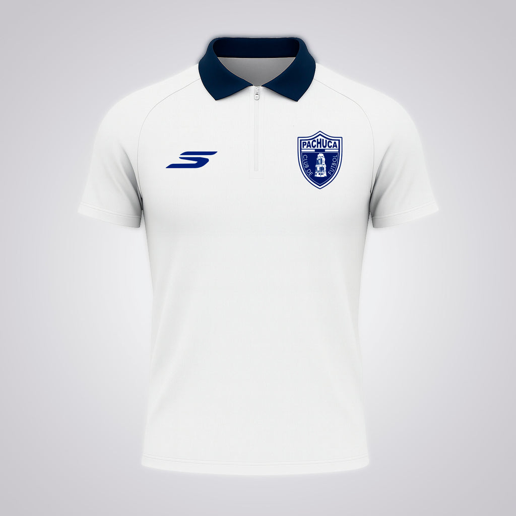 Playera Polo Blanca de Concentración