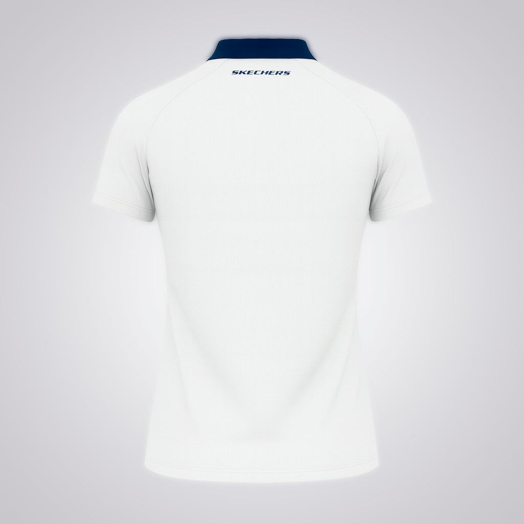 Playera Polo Blanca de Concentración