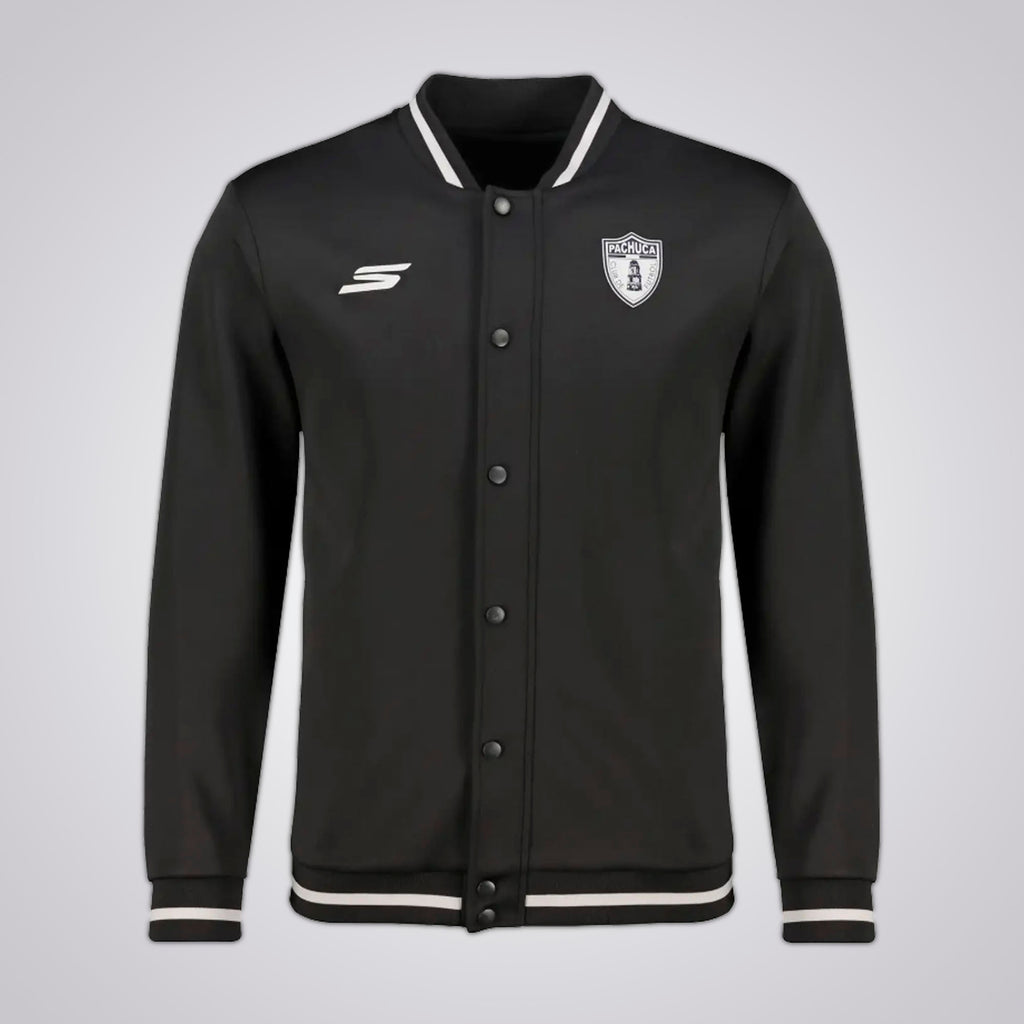 Chamarra Bomber Skechers Negro Pachuca