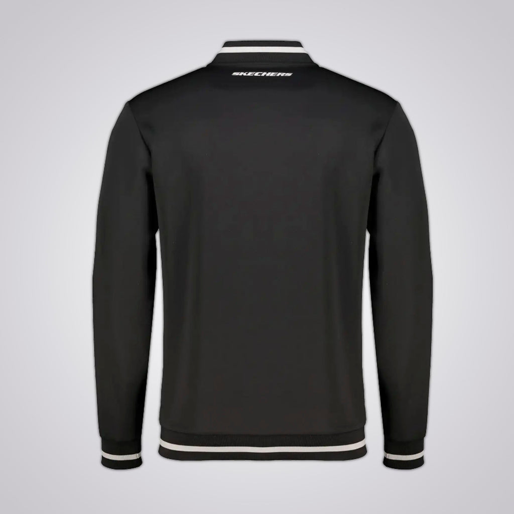 Chamarra Bomber Skechers Negro Pachuca