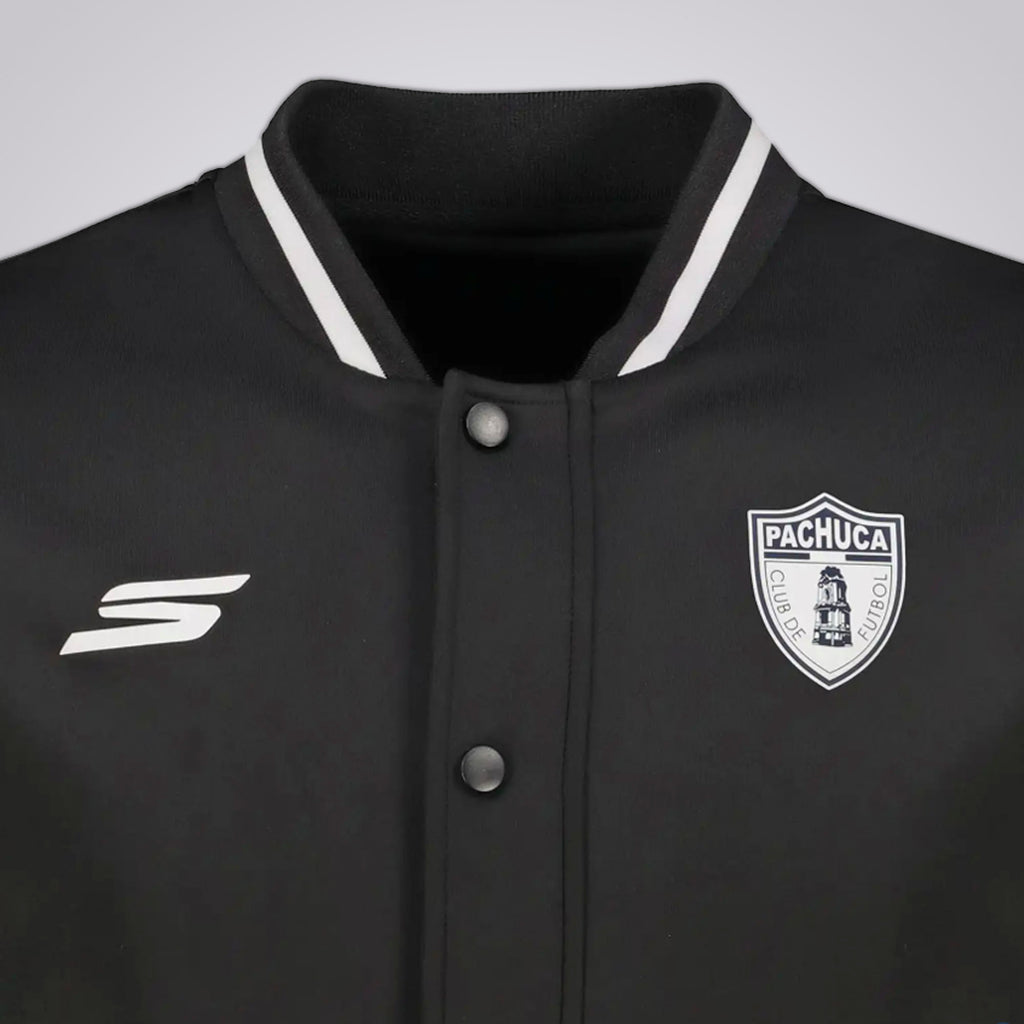 Chamarra Bomber Skechers Negro Pachuca
