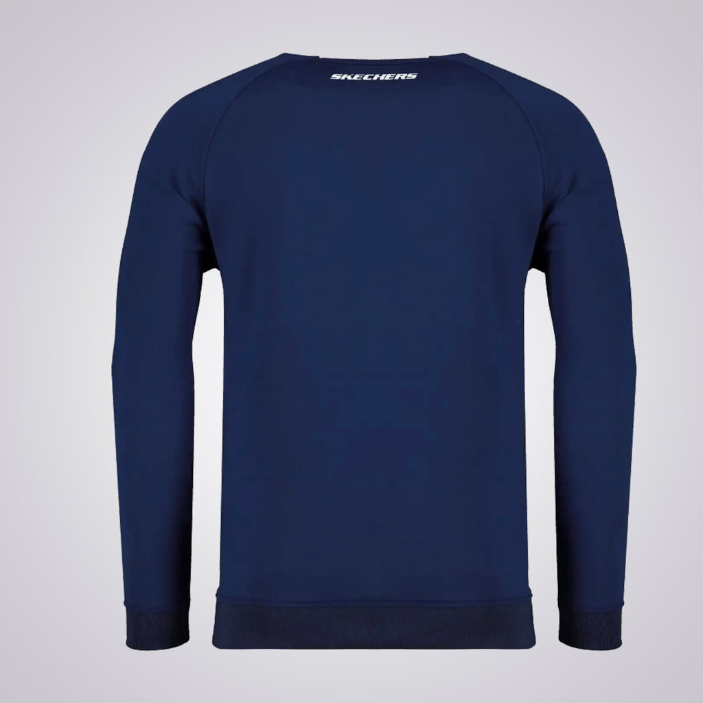 Suéter Skechers Sport Fútbol Entrenamiento Pachuca Color Marino Para Hombre