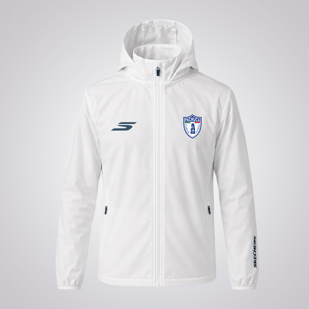 Rompevientos Oficial Club Pachuca Blanco