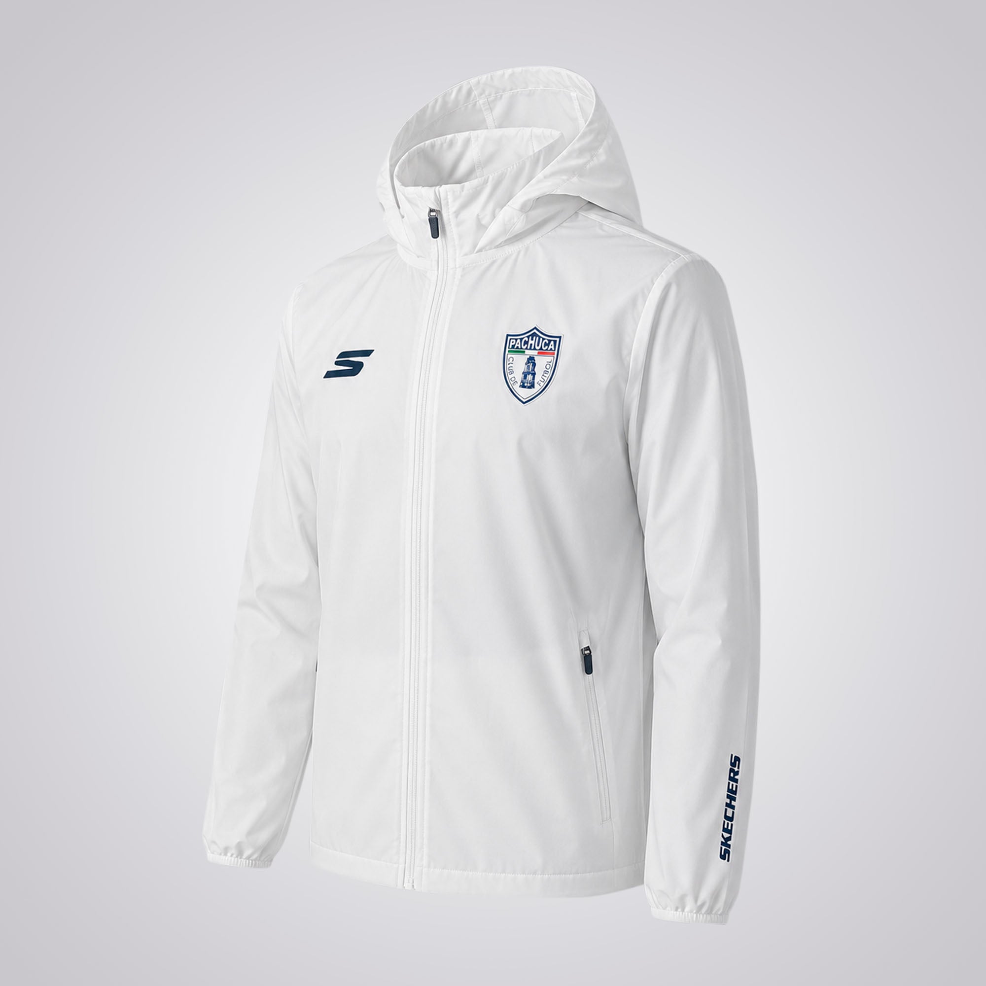 Rompevientos Oficial Club Pachuca Blanco